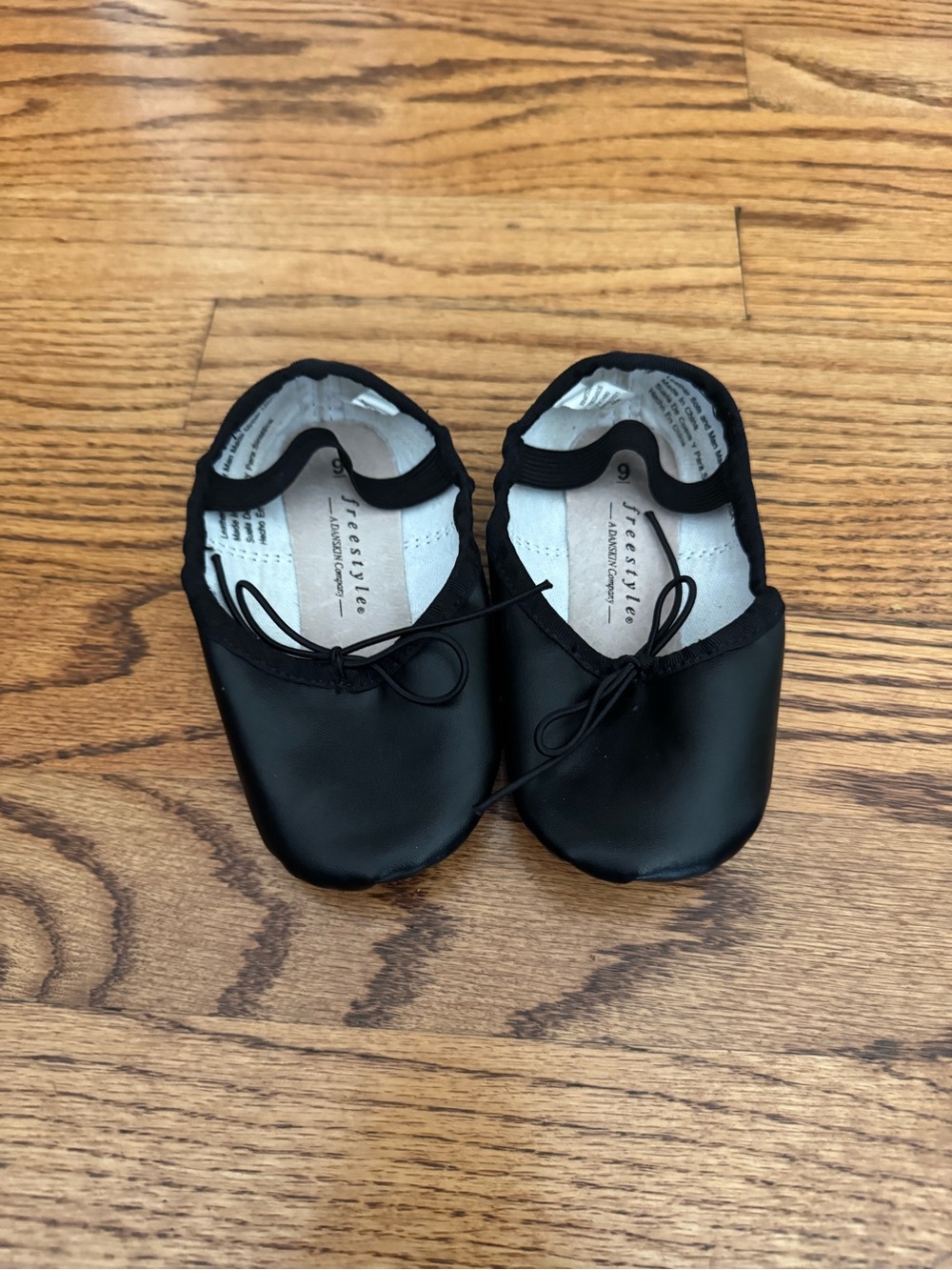 Toddler Black Ballet Shoes - Freestyle